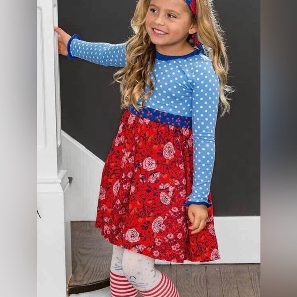 Matilda Jane Girls Size 12 “Nothing But Nice” Dress Make Believe Collection 2017
